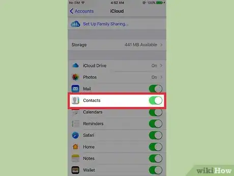 Image titled Add Contacts from an Email Account to an iPhone Step 5