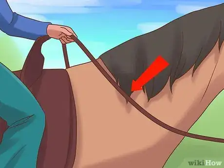 Image titled Teach a Horse to Neck Rein Step 5