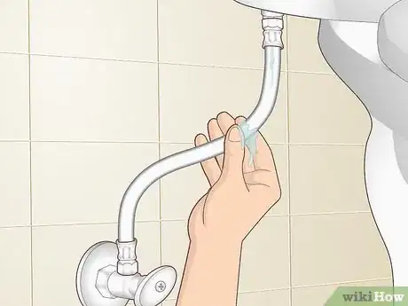 Image titled Fix a Leaky Toilet Supply Line Step 2