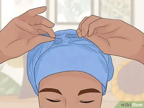 Image titled Wrap Your Hair in a Scarf for Bed Step 8