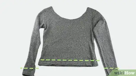 Image titled Make an 80s Off the Shoulder Sweatshirt Step 8