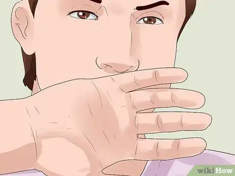 Image titled Wipe Your Nose on Your Hands Step 4