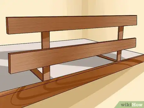 Image titled Get Up to the Top Bunk of a Bunk Bed Step 4