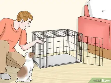 Image titled Crate Train a Puppy During the Day Step 11