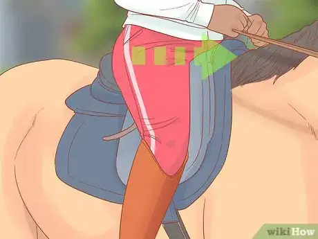 Image titled Control and Steer a Horse Using Your Seat and Legs Step 10
