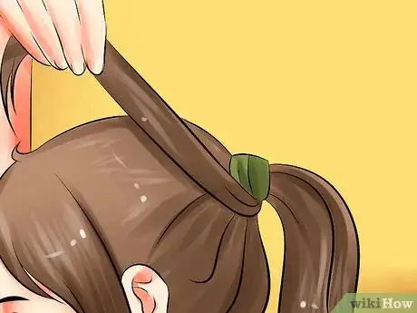 Image titled Do a Neat Middle Height Ponytail Step 19