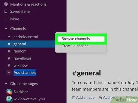 Image titled Join a Channel on Slack Step 3