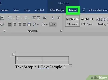 Image titled Wrap Text in a Table on Microsoft Word Step 2