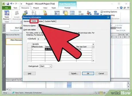 Image titled Add a Resource in MS Project Step 6