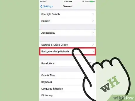Image titled Allow Apps to Automatically Refresh on an iPhone Step 3