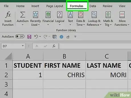 Image titled Add Up Columns in Excel Step 2