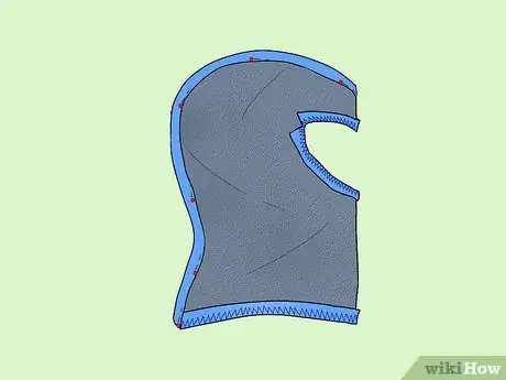 Image titled Sew a Fleece Ski Mask Step 16