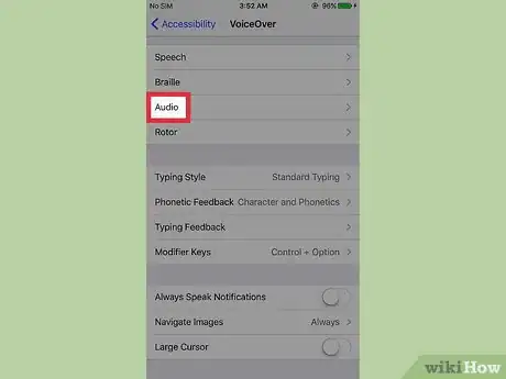 Image titled Disable VoiceOver Audio Ducking on an iPhone Step 5