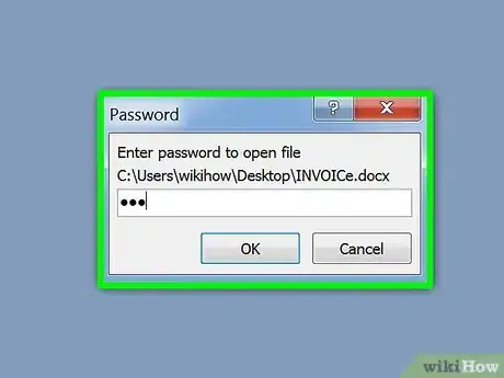 Image titled Set, Reset, Remove and Recover the Password of MS Word Files Step 5