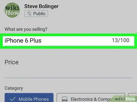 Image titled Use Facebook Marketplace on Android Step 13