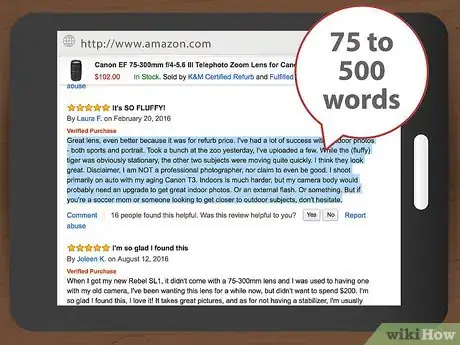 Image titled Write an Objective Amazon Review Step 6