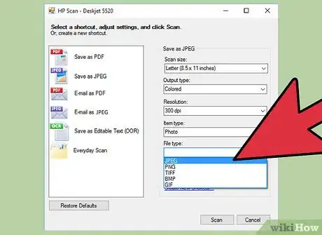 Image titled Scan a Document Wirelessly to Your Computer with an HP Deskjet 5525 Step 8Bullet5