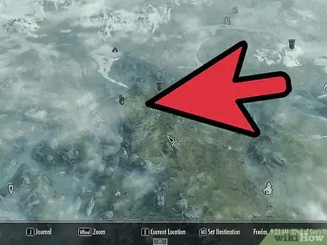 Image titled Use the in Game Map in Skyrim Step 7