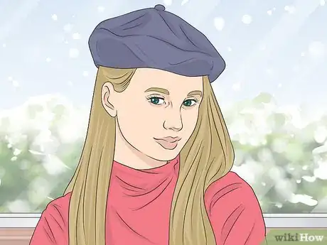 Image titled Wear a Hat with Long Hair Step 1