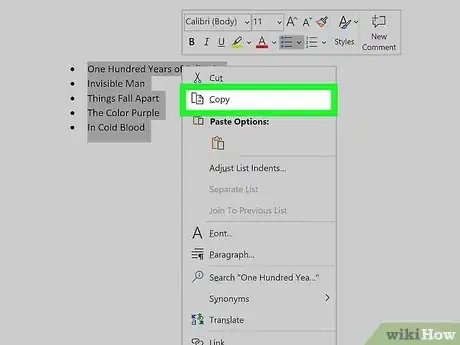 Image titled Make a List Within a Cell in Excel Step 7