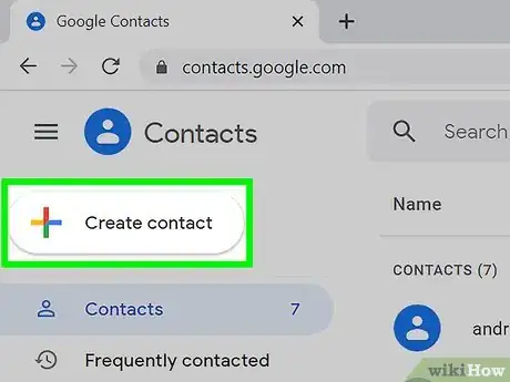 Image titled Add Contacts in Gmail Step 2