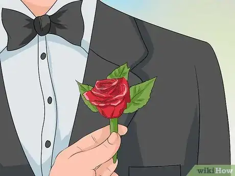 Image titled Pin on a Boutonniere Step 2