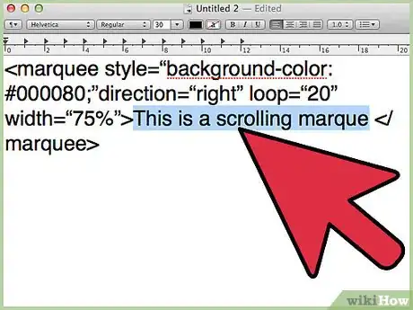 Image titled Make a Scrolling Marquee in HTML Step 15