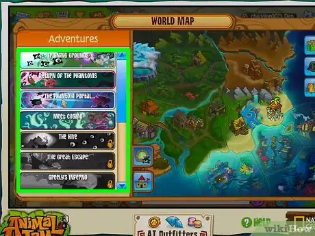 Image titled Get Rare Through Land Adventures in Animal Jam Step 1