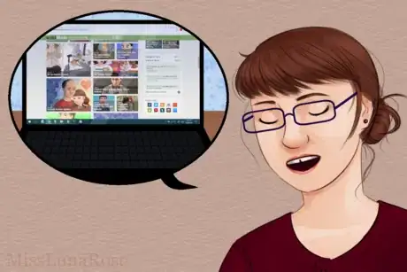 Image titled Young Woman Discusses wikiHow Autism Articles.png