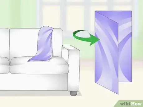 Image titled Drape a Throw over a Sofa Step 2