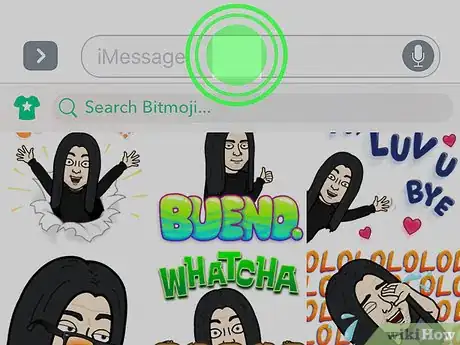 Image titled Send Bitmoji in Text on iPhone or iPad Step 7