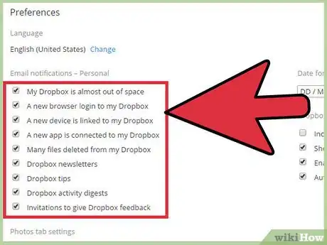 Image titled Change Dropbox Account Settings and Preferences Step 25