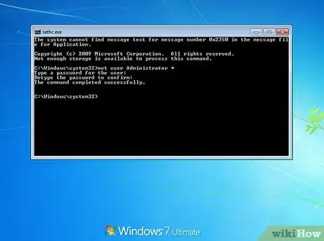 Image titled Change a Windows PC Administrator Password without the Password Step 8