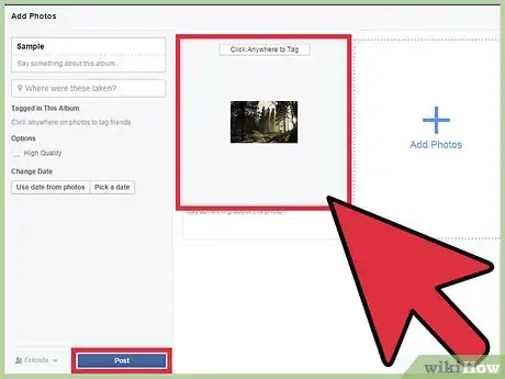 Image titled Upload Multiple Photos to Facebook Step 13