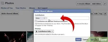 Image titled Create a Shared Album in Facebook Step 5