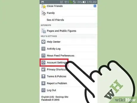 Image titled Change Facebook Password on Android Step 8