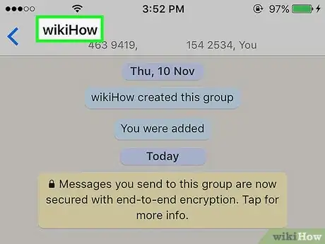 Image titled Invite Users to a Group Chat on WhatsApp Step 3