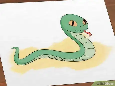 Image titled Draw a Snake Step 7