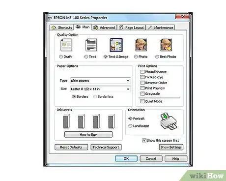 Image titled Load Labels Into an Inkjet Printer Step 2