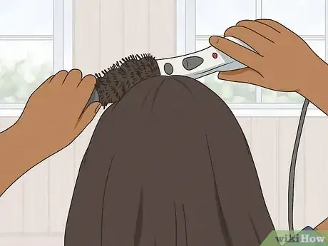 Image titled Curl Hair Using a Hot Air Brush Step 17.jpeg