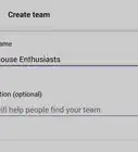 Create a Microsoft Team