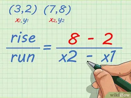 Image titled Find the Slope of a Line Using Two Points Step 5