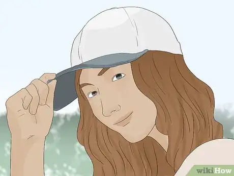 Image titled Wear Your Hair with a Hat Step 1