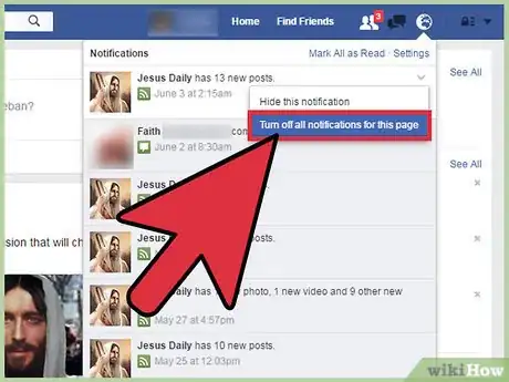 Image titled View Your Facebook Notifications Step 9