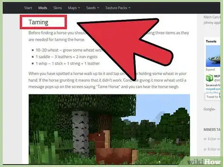 Image titled Tame a Horse in Minecraft Step 12