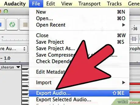 Image titled Make an MP3 or WAV out of a MIDI Using Audacity Step 8