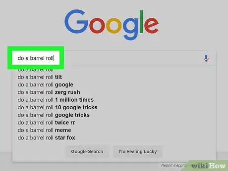 Image titled Do a Barrel Roll on Google Step 2