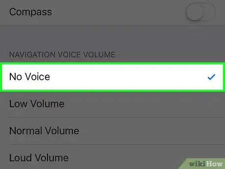Image titled Mute the Navigation Voice in the Maps App on an iPhone Step 4