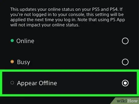 Image titled Appear Offline on PS4 Step 15
