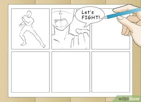 Image titled Draw Comic Book Action Step 7